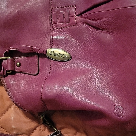 Like New Butter Soft Burgundy Colored Born Purse - Picture 2 of 4